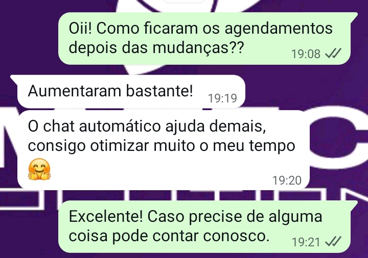 Depoimento WhatsApp Cliente 5